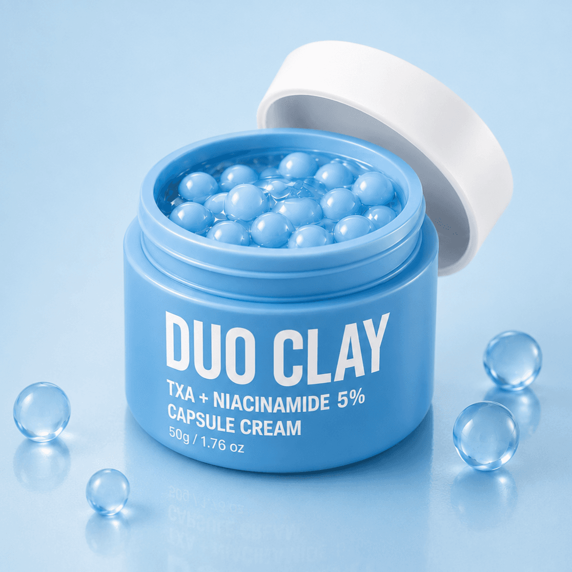 DUO CLAY TXA and Niacinamide capsule cream